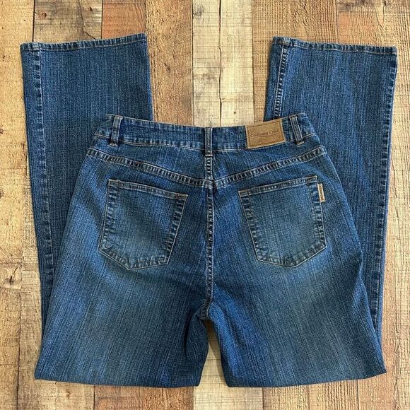 Coldwater Creek Bootcut Jeans Size 10 Mid Rise Stretch Denim Blue Women Classic - Picture 3 of 5